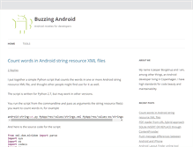 Tablet Screenshot of buzzingandroid.com